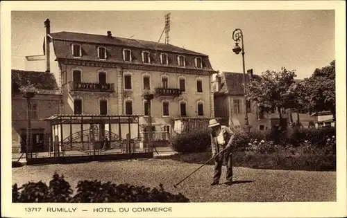 Ak Rumilly Haute-Savoie, Hôtel du Commerce