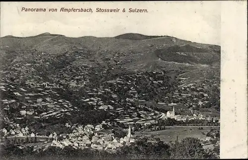 Ak Ampfersbach Elsaß Haut Rhin, Stosswihr, Villages, Alsace Lorraine