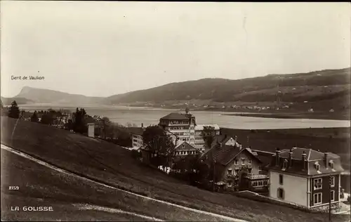 Ak La Golisse Le Chenit Kanton Jura, Blick auf den Ort