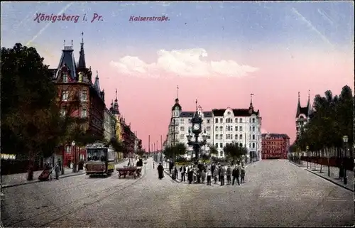 Ak Kaliningrad Königsberg Ostpreußen, Kaiserstraße