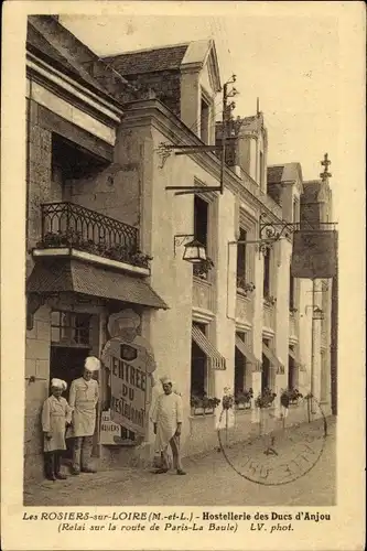 Ak Les Rosiers sur Loire Maine et Loire, Hostellerie des Ducs d'Anjou