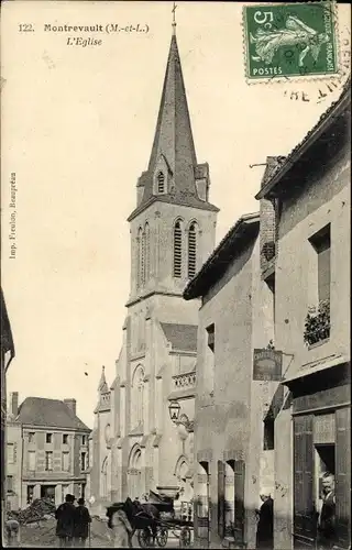 Ak La Chaussaire Montrevault-sur-Èvre Maine et Loire, L'Eglise