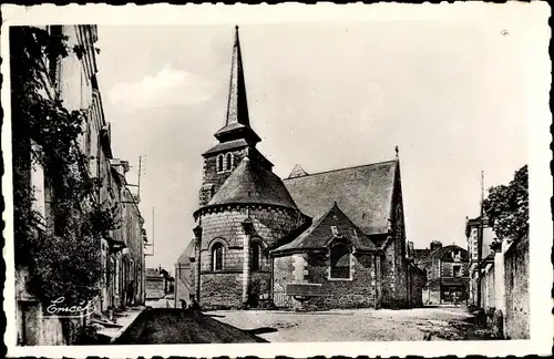 Ak Savennières Maine et Loire, Kirche