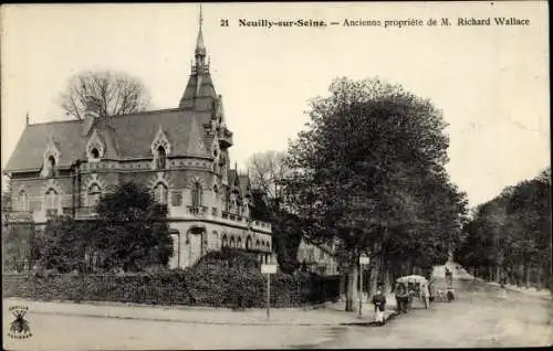 Ak Neuilly sur Seine Hauts de Seine, Ancienne propriété de M. Richard Wallace