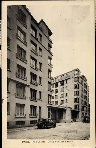 Ak Paris XI., Rue Chanez, Cercle Familial d'Autevil