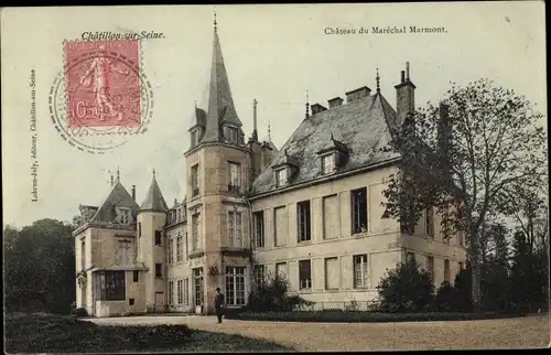 Ak Châtillon sur Seine Côte d’Or, Chateau du Marechal Marmont