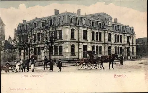 Ak Beaune Côte d’Or, Ecole Communale