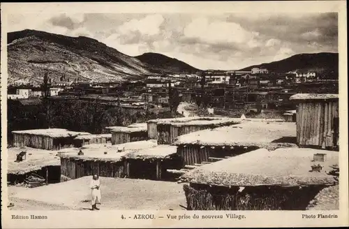 Ak Azrou Marokko, Vue prise du nouveau Village