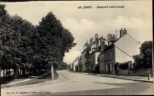 Ak Joigny Yonne, Boulevard Lesire Lacam