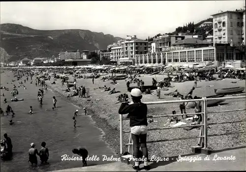 Ak Finale Marina Finale Ligure Liguria Italien, Riviera delle Palme