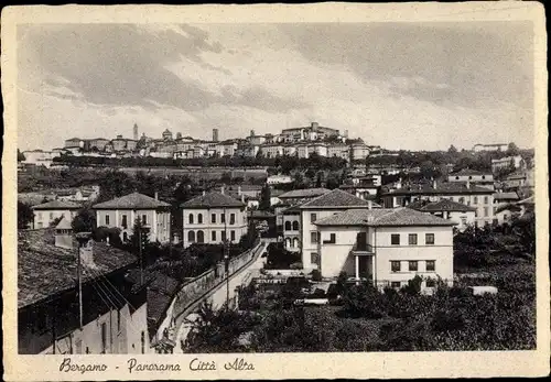 Ak Bergamo Alta Lombardia, Panorama Citta Alta