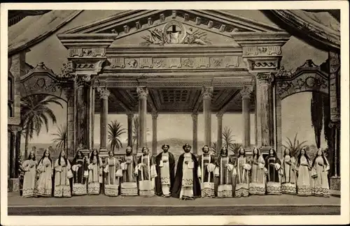 Ak Passionsspiel Erl 1912, Die Schutzgeister als Chor
