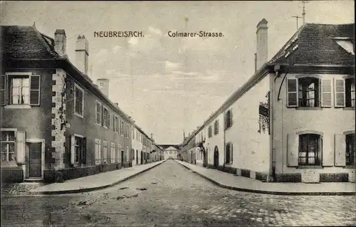 Ak Neuf Brisach Neubreisach Elsass Haut Rhin, Colmarer Straße