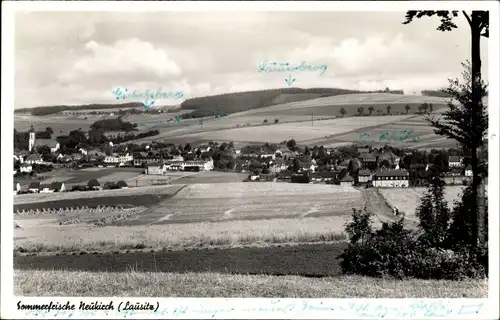 Ak Neukirch in der Lausitz, Panorama