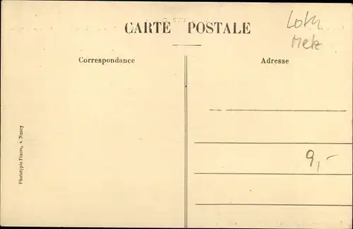 Ak Mars la Tour Lothringen Meurthe et Moselle, Cote Est, Hopital, Frontiere