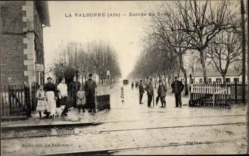 Ak La Valbonne Ain, Entree du Camp
