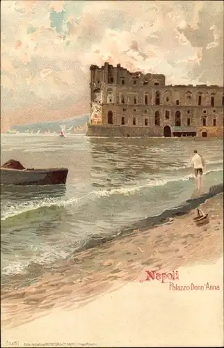 Künstler Ak Napoli Neapel Campania, Palazzo Donn Anna