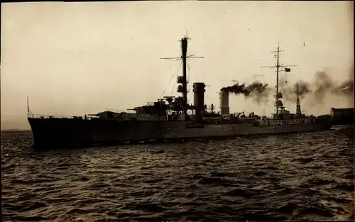 Foto Ak Deutsches Kriegsschiff, Kaiserliche Marine