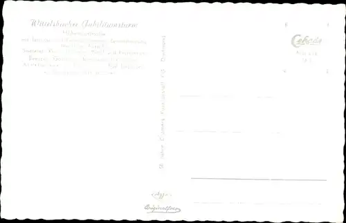 Ak Bad Kissingen Unterfranken Bayern, Wittelsbacher Jubiläumsturm, Inneres
