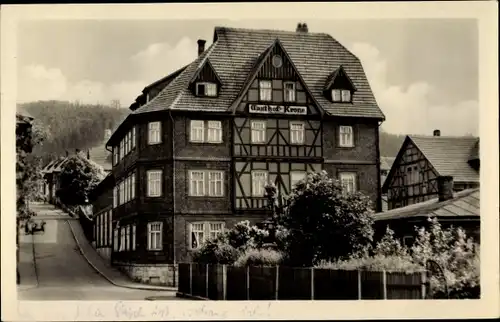 Ak Brotterode Trusetal in Thüringen, Gasthaus zur Krone