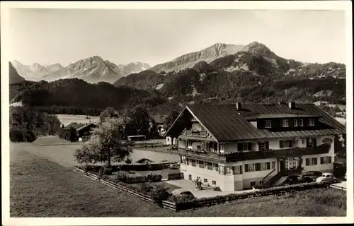 Ak Oberstdorf im Oberallgäu, Kappelerhaus, Hotel garni