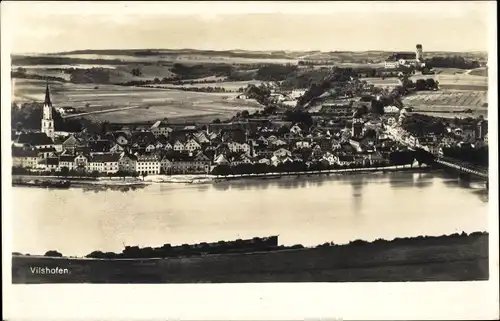 Ak Vilshofen an der Donau Niederbayern, Gesamtansicht