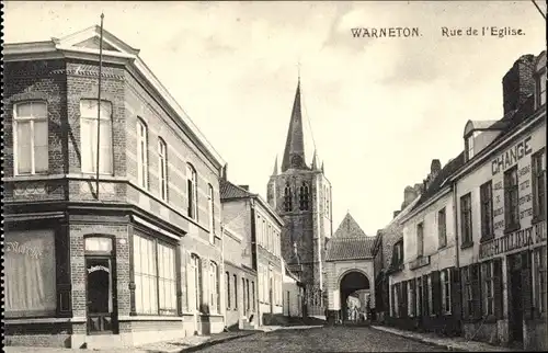 Ak Warneton Nord, Rue de l'Eglise