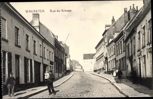 Ak Warneton Nord, Rue du Rivage