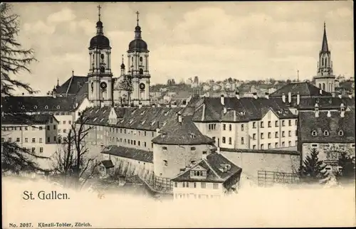 Ak Sankt Gallen Stadt Schweiz, Stadtansicht