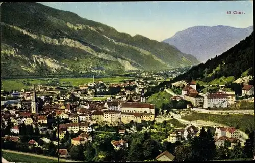 Ak Chur Kanton Graubünden, Gesamtansicht