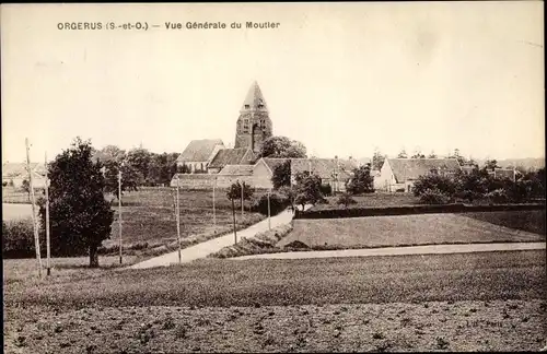 Ak Orgerus Yvelines, Vue generale du Moutier