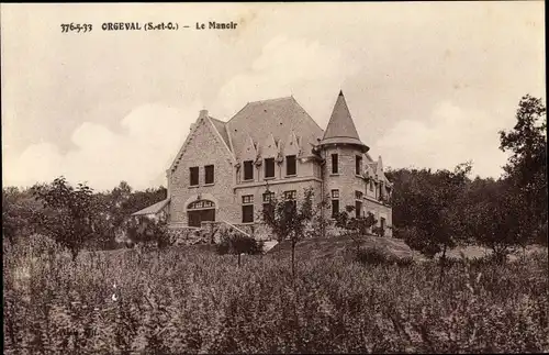 Ak Orgeval Yvelines, Le Manoir