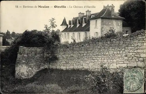 Ak Oinville Yvelines, Le Chateau
