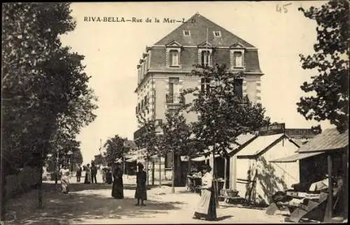 Ak Riva Bella Calvados, Rue de la Mer
