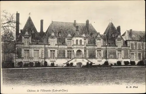 Ak Tour en Sologne Loir et Cher, Château de Villesavin, Chateau de Villesavin