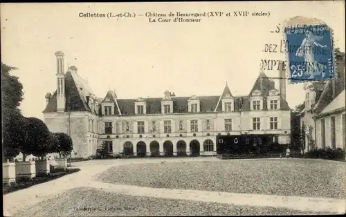Ak Cellettes Loir et Cher; Chateau de Beauregard