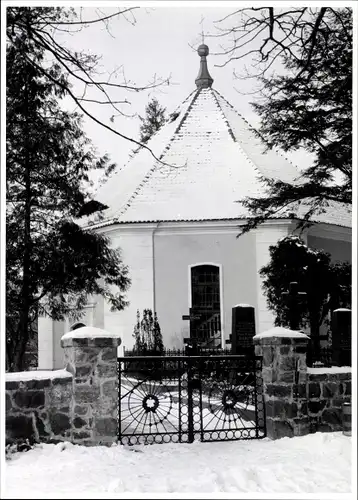 Foto Berlin Zehlendorf, Bert Sass, Kirche im Winter