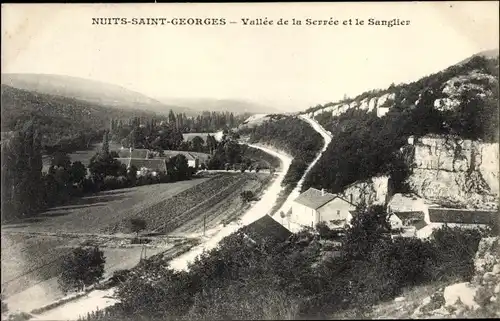 Ak Nuits-Saint-Georges Côte-d’Or, Vallée de la Serrée et le Sanglier