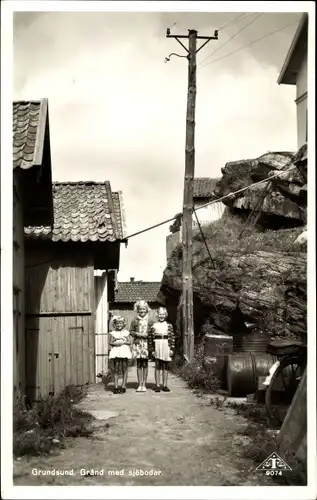 Ak Grundsund Schweden, Grand med sjobodar