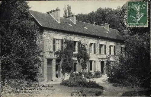 Ak Brueil en Vexin Yvelines, Cottage