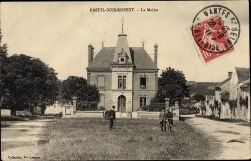 Ak Breuil Bois Robert Yvelines, La Mairie