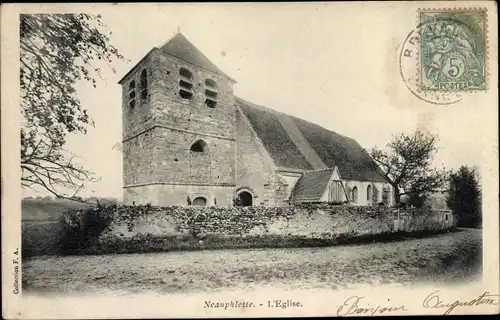 Ak Neauphlette Yvelines, L'Eglise