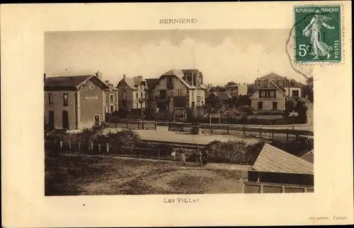 Ak Bernieres sur Mer Calvados, Les Villas