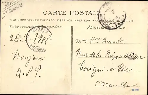 Ak Pontfarcy Calvados, Kirche