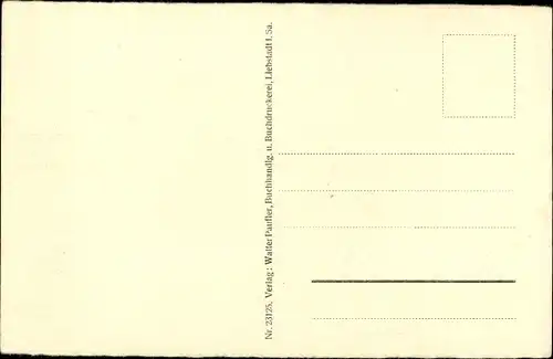 Ak Liebstadt Erzgebirge Sachsen, Teilansicht