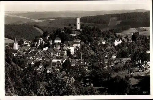 Ak Bad Lobenstein in Thüringen, Blick vom Geheeg