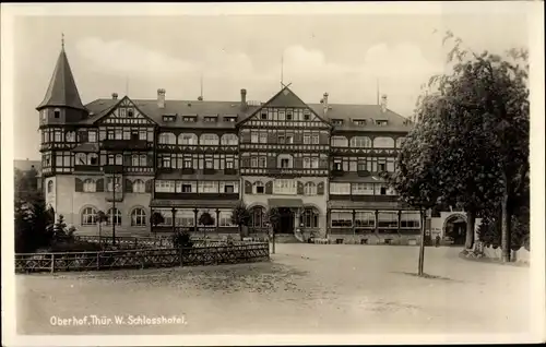 Ak Oberhof im Thüringer Wald, Schlosshotel