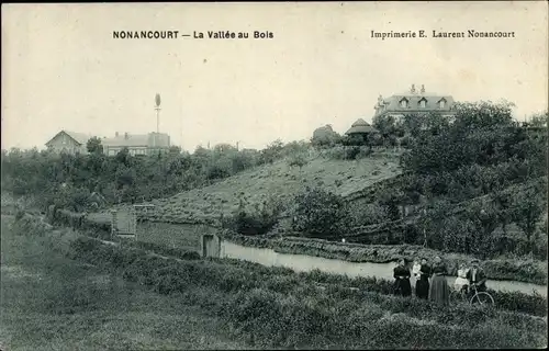 Ak Nonancourt Eure, La Vallée au Bois