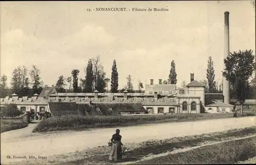 Ak Nonancourt Eure, Filature de Mocdieu