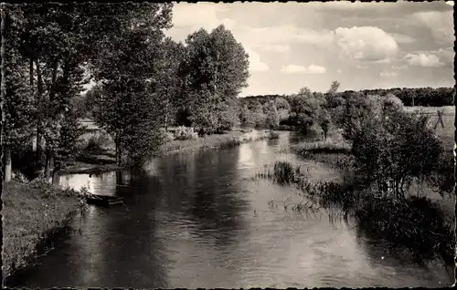 Ak Cande Maine et Loire, Les Rives du Beauvron en ete